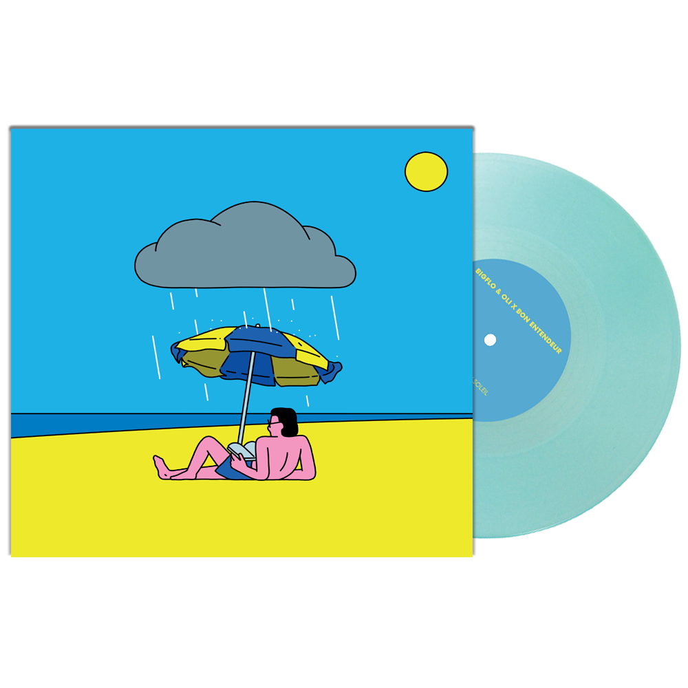 Vinyle bleu "Un été quand même"